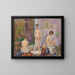 Les poseuses ensemble - Georges Seurat — framed artwork on a wall