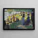 Oil Sketch Painting for La Grande Jatte - Georges Seurat — framed artwork on a wall