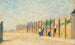 Ouvriers enfonçant des pieux - Georges Seurat — artwork view