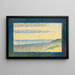Marine Landscape Painting Gravelines - Georges Seurat — framed artwork on a wall