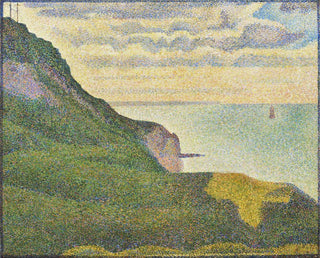 Marine Painting at Port-en-Bessin, Normandy - Georges Seurat — artwork view