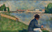 Study for The Bathers at Asnières - Georges Seurat — artwork view