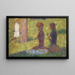 Study of figures for La Grande Jatte - Georges Seurat — framed artwork on a wall