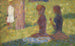 Study of figures for La Grande Jatte - Georges Seurat — artwork view