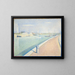 Le canal de Gravelines Petit Fort Philippe - Georges Seurat — framed artwork on a wall
