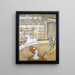 The Circus - Georges Seurat — framed artwork on a wall