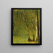 La Forêt de Pontaubert - Georges Seurat — framed artwork on a wall