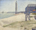 The Honfleur Lighthouse - Georges Seurat — artwork view