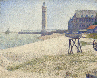 The Honfleur Lighthouse - Georges Seurat — artwork view