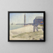 The Honfleur Lighthouse - Georges Seurat — framed artwork on a wall