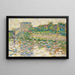 La Seine à Courbevoie - Georges Seurat — framed artwork on a wall