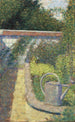L'arrosoir Garden at Raincy - Georges Seurat — artwork view