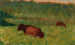 Cows in a Field - Georges Seurat — artwork view