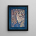 Study for Le Chahut - Georges Seurat — framed artwork on a wall