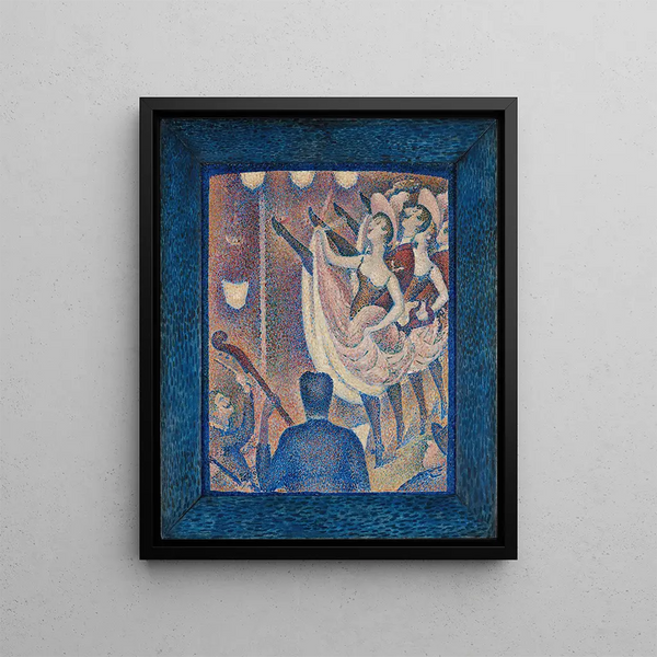 Study for Le Chahut - Georges Seurat — framed artwork on a wall