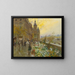The Flower Market - Georges Stein — framed artwork on a wall