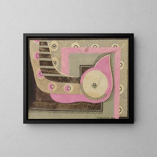 Composition d'étude pour un motif décoratif - Georges Valmier — framed artwork on a wall