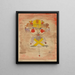 Jumping Jack - Georges Valmier — framed artwork on a wall