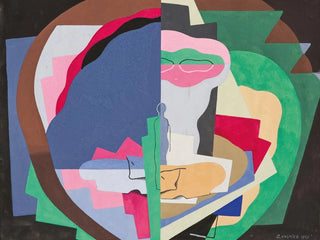 Les Bœufs dans la montagne (Conflit de cas) - Georges Valmier — artwork view