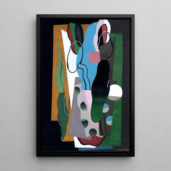 Les Tulipes - Georges Valmier — framed artwork on a wall