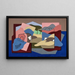 Les bœufs dans la montagne - Georges Valmier — framed artwork on a wall