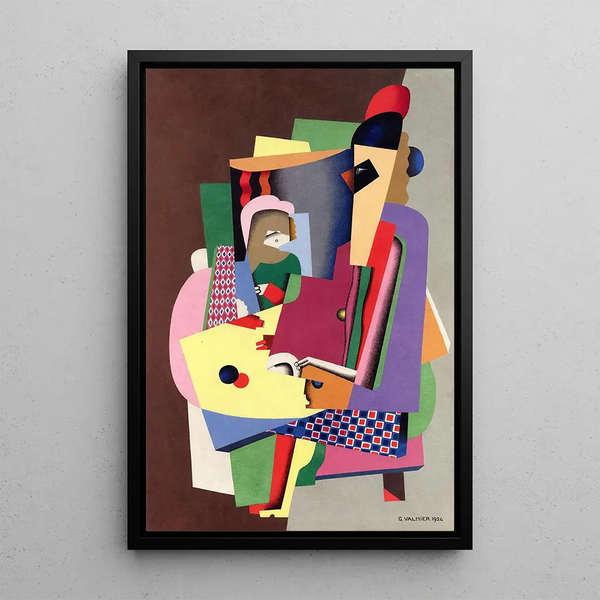 The Piano Lesson - Georges Valmier — framed artwork on a wall