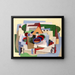 The village fair - Georges Valmier — framed artwork on a wall