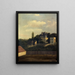 La place Brda vue de la rue La Bruyère - Georges Viard — framed artwork on a wall