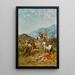 A skirmish - Georges Washington — framed artwork on a wall