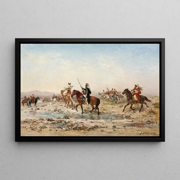 La Chasse - Georges Washington — framed artwork on a wall