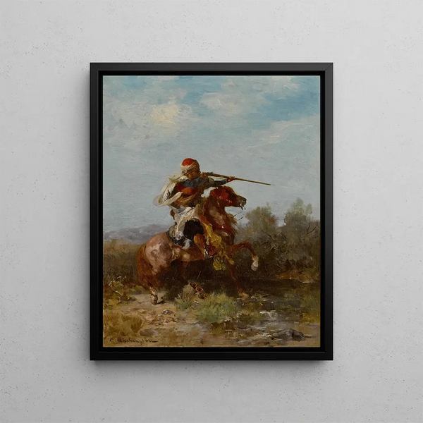 The Charge - Georges Washington — framed artwork on a wall