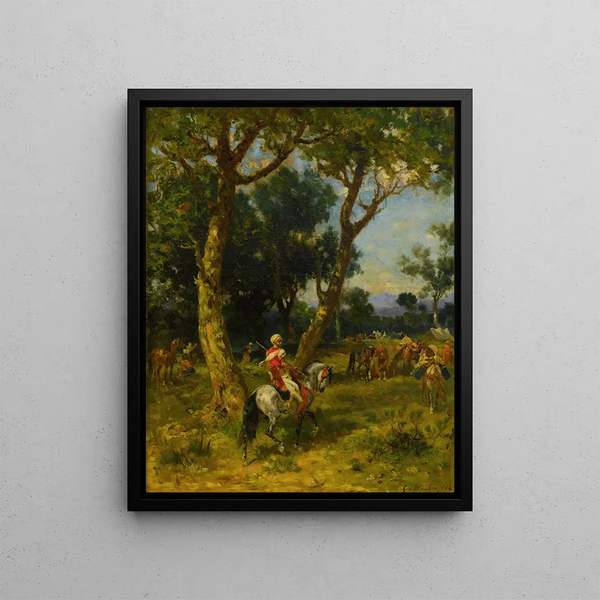 The Sheikh - Georges Washington — framed artwork on a wall