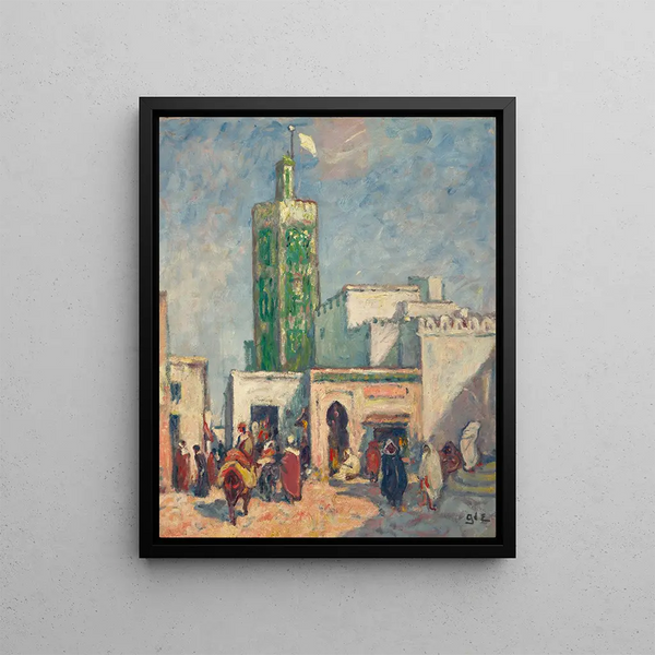 Tanger and Soko - Georges d'Espagnat — framed artwork on a wall