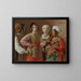 La diseuse de bonne aventure - Georges de La Tour — framed artwork on a wall