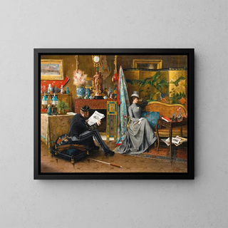 Madame Boude - Georges de Saint-Cyr — framed artwork on a wall