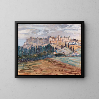 Château ancien - Georgette Agutte — framed artwork on a wall