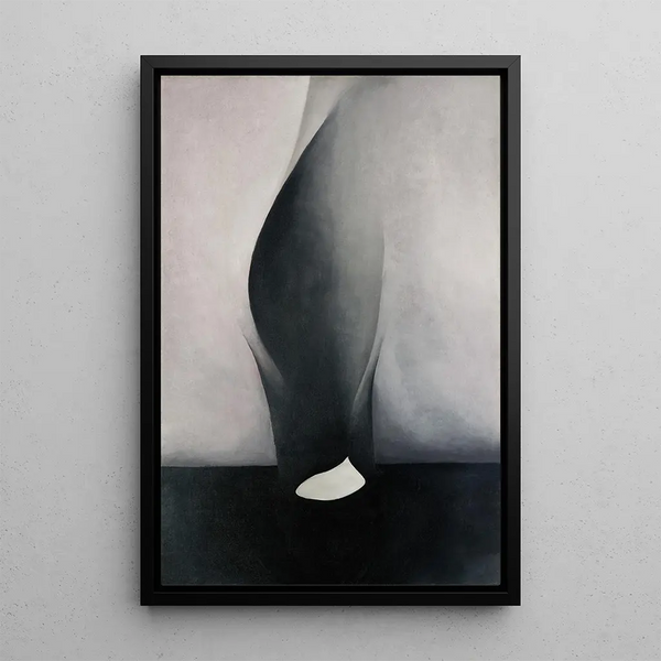 Coquillage and old shingle VI - Georgia O'Keeffe — framed artwork on a wall