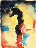 Abstract painting titled Untitled Portrait of Paul Strand - Georgia O'Keeffe — artwork view