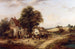 A farmyard with characters and horses - Georgina Lara — artwork view