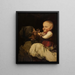 The grandfather's suffering - Georgios Jakobides — framed artwork on a wall