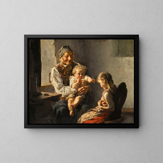 The voracious - Georgios Jakobides — framed artwork on a wall