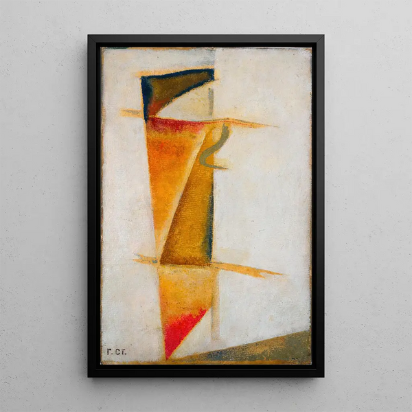 Construction de couleur - Georgy Stenberg — framed artwork on a wall