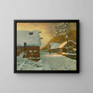 Sun of the Afternoon - Georgy Zakharovich Bashinzhagyan — framed artwork on a wall