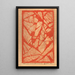 Untitled Painting - Ger Ladage — framed artwork on a wall
