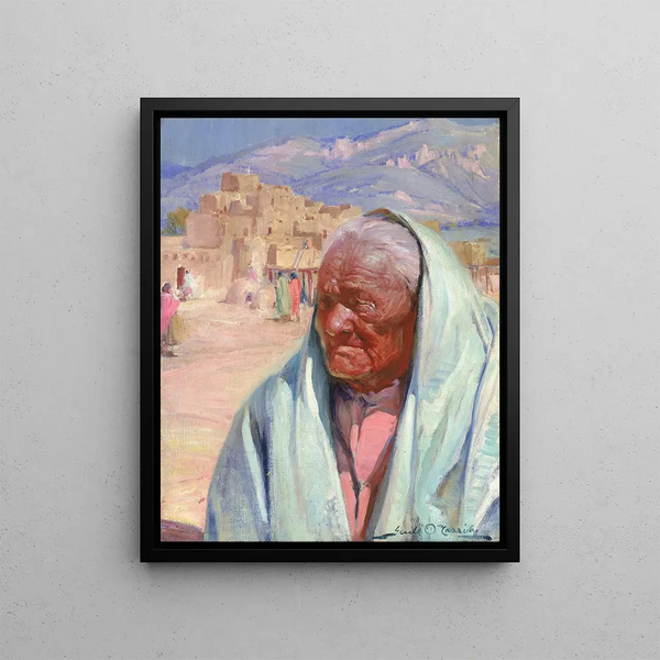 Antonio Concha, the old man of Taos - Gerald Cassidy — framed artwork on a wall
