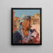 Elderly Zuni Grand Priest Cacique - Gerald Cassidy — framed artwork on a wall