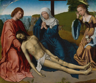 Lamentation sur le corps du Christ - Gerard David — artwork view