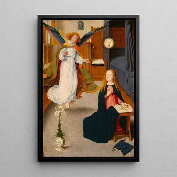 L'Annonciation - Gerard David — framed artwork on a wall