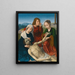 The Lamentation - Gerard David — framed artwork on a wall
