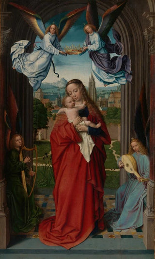 Gerard David - Virgin and Child with Four Angels.webp